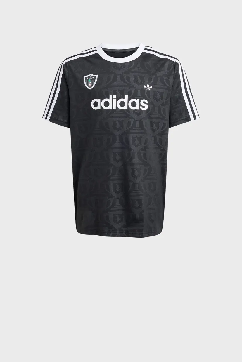 Дитяча чорна футболка з візерунком ADIDAS DISNEY LOOSE 8