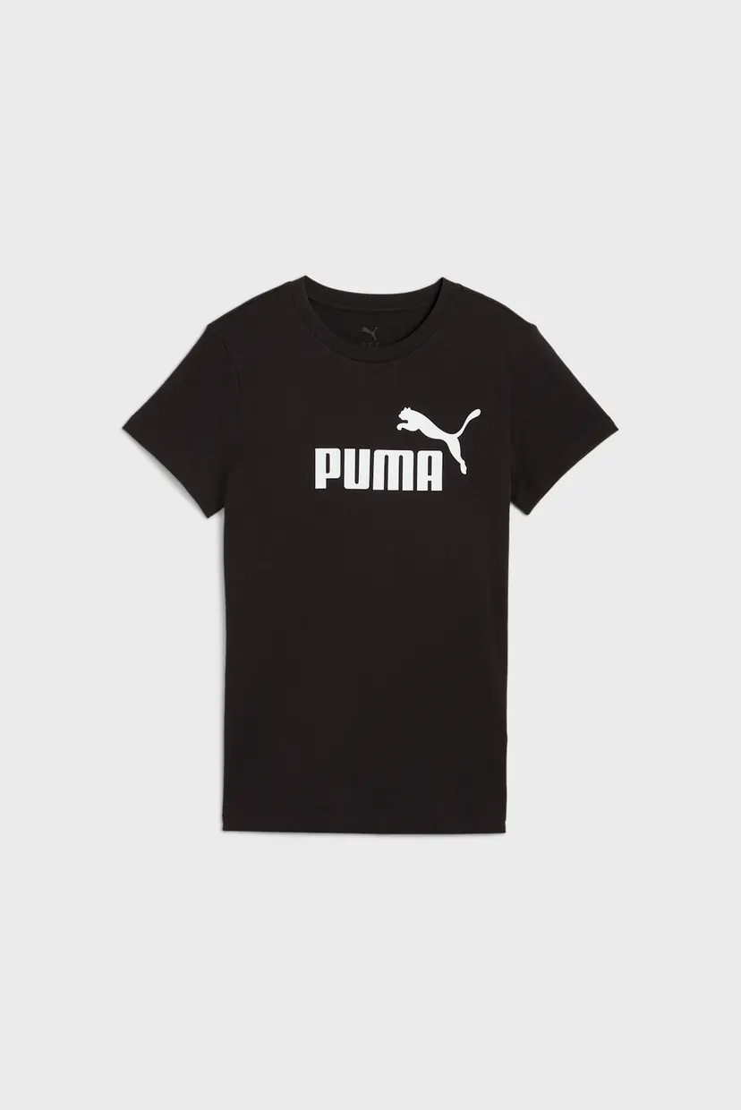 Женская черная футболка ESS No. 1 Logo Tee Women 4