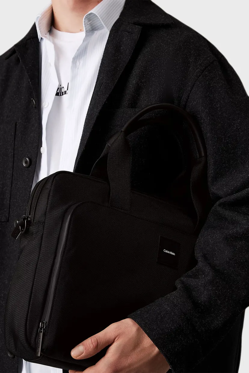 Чоловіча чорна сумка для ноутбука CK ESSENTIAL LAPTOP BAG 3