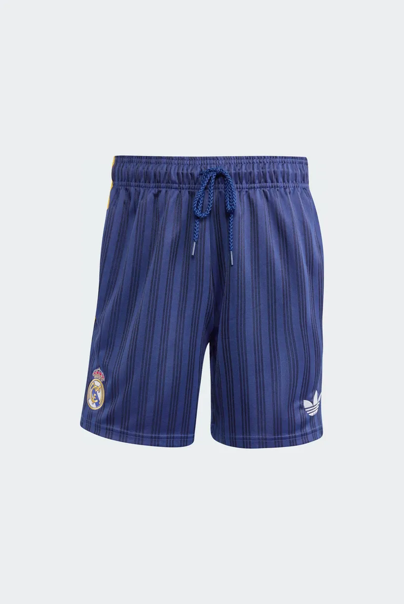 Мужские синие шорты в полоску Real Madrid Originals 6