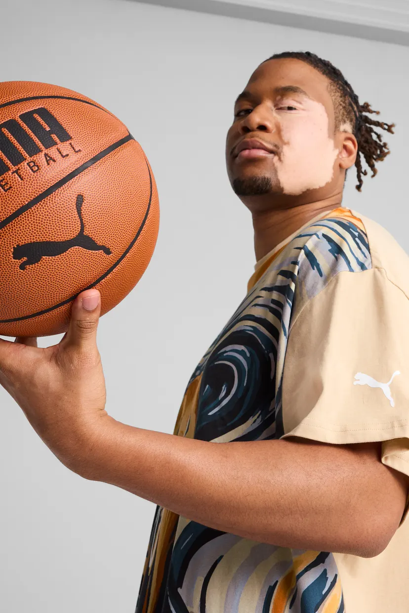 Чоловіча бежева футболка Dylan Exhibit Basketball Tee Men 7