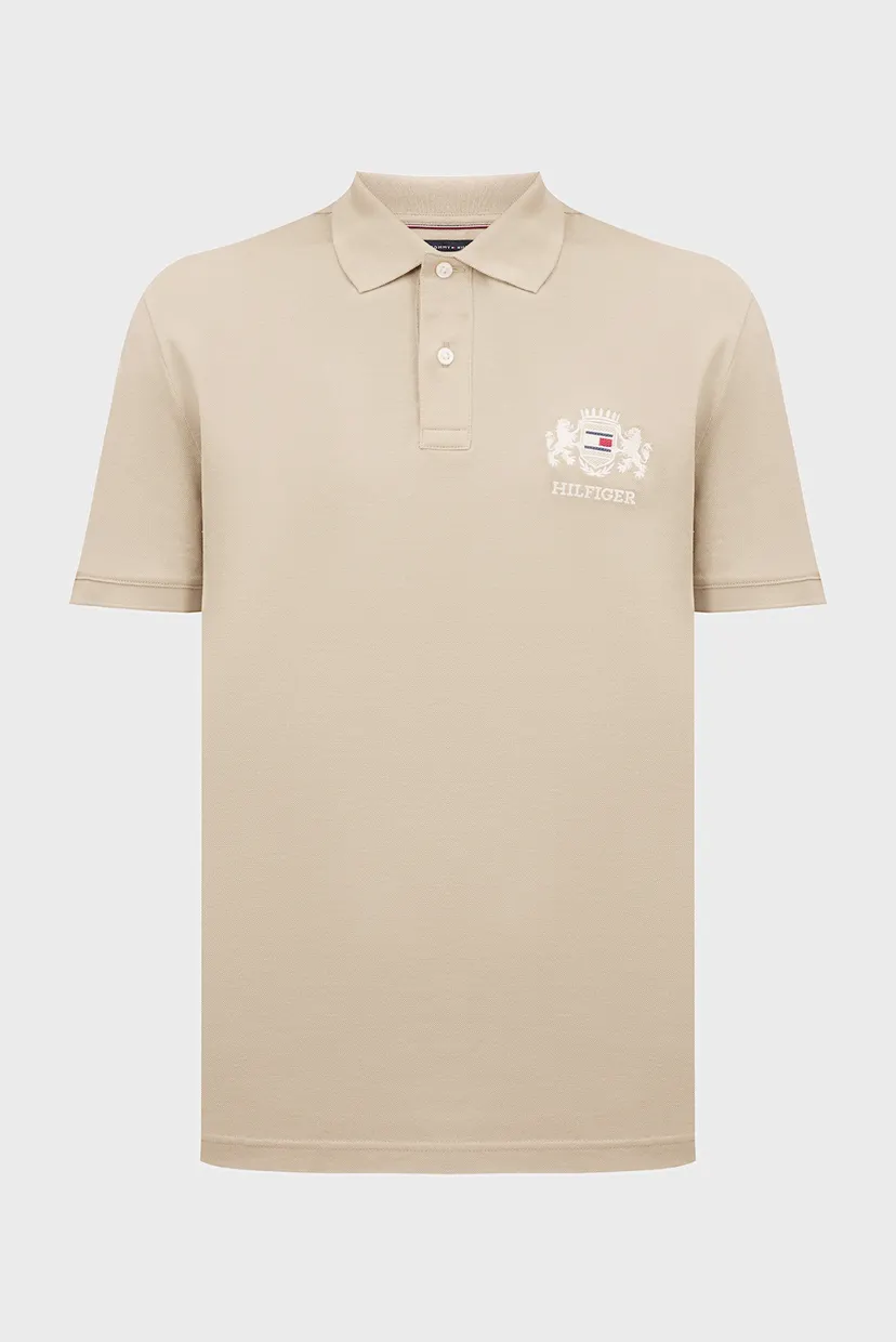 Чоловіче бежеве поло ICON GRAPHIC REG POLO 5