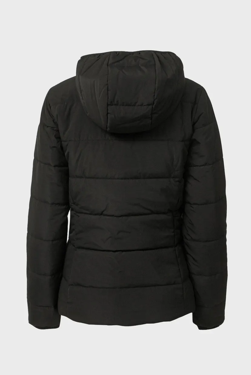 Женская черная куртка SLIM LW HOODED PADDED 8