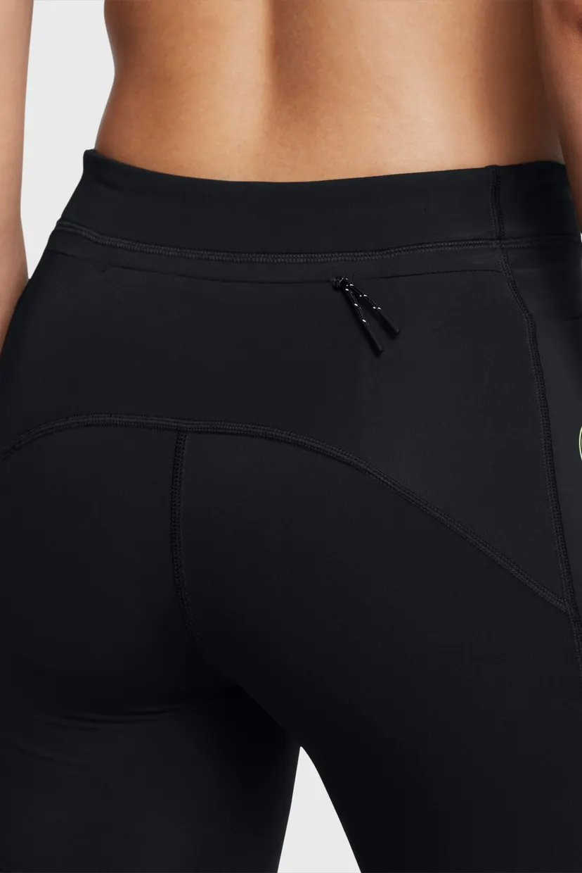 Жіночі чорні велосипедки UA Run Anywhere Shorts 5