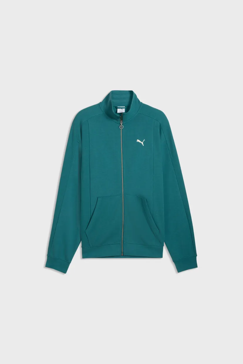 Мужская бирюзовая спортивная кофта PUMA Class Relaxed Pinnacle Track Jacket Men 4
