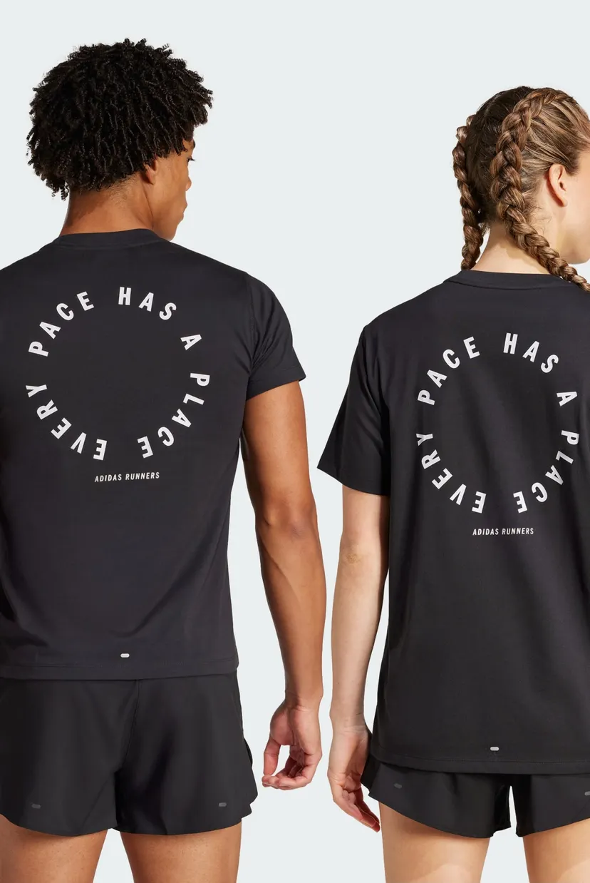 Чорна футболка Runners T-Shirt (унісекс) 3