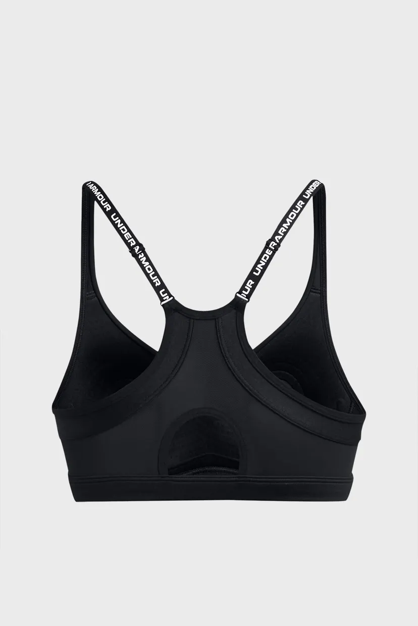 Женский черный топ UA Infinity Low 2.0Strap Bra 4