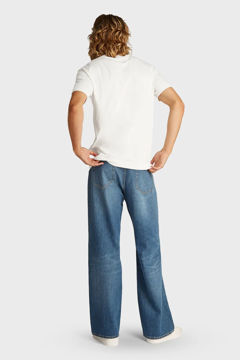 Мужская белая футболка CALVIN KLEIN LABEL PRINT 3