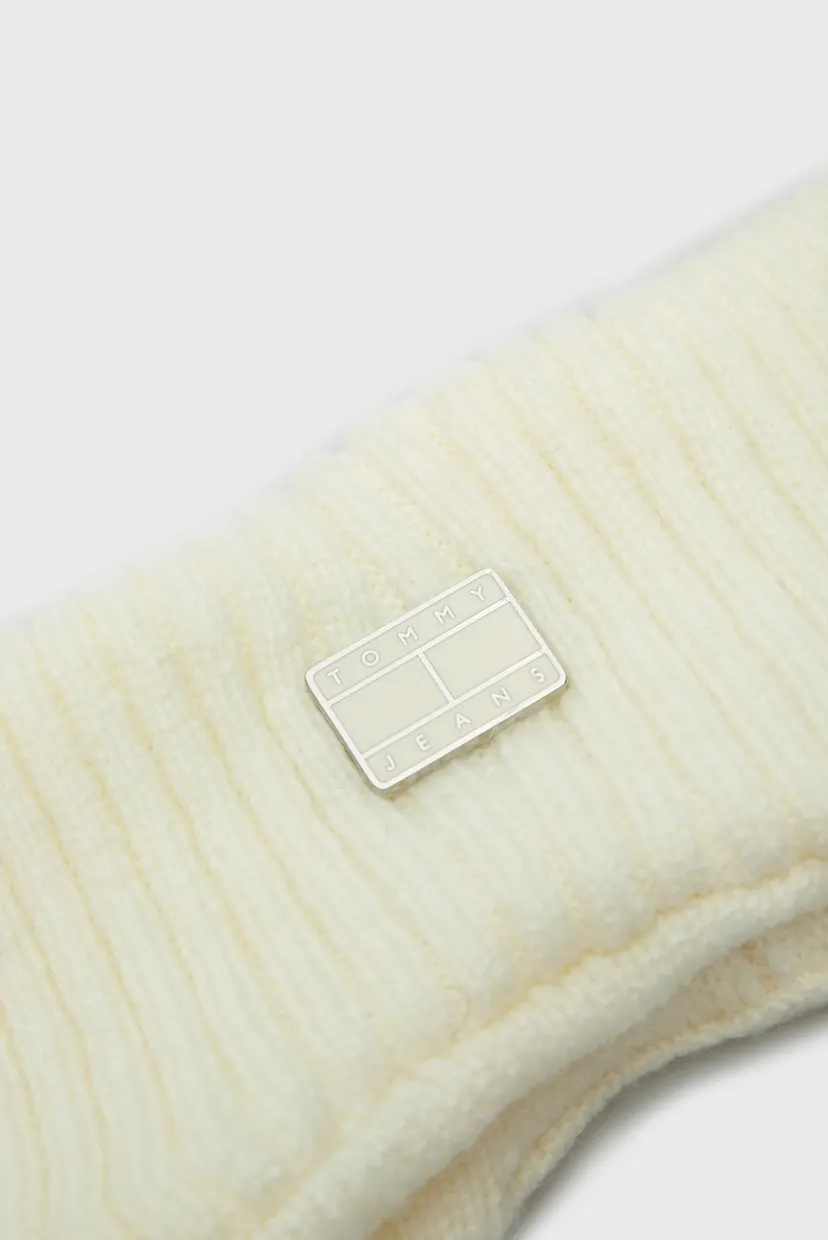 Женская белая повязка TJW COSY KNIT HEADBAND 3
