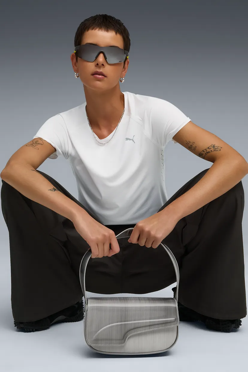 Жіноча біла футболка RUN CLOUDSPUN Tee Women 3