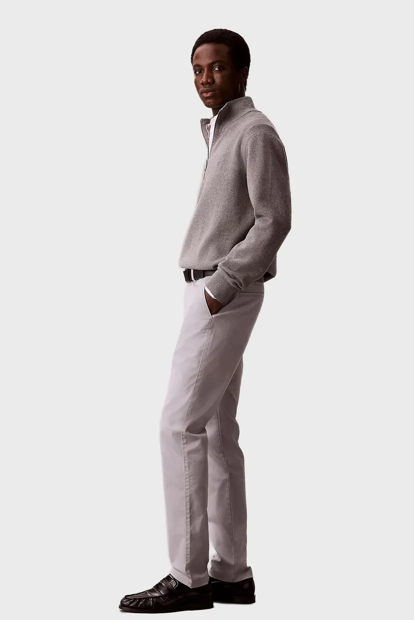 Чоловічі сірі брюки SLIM REFINED COTTON 3