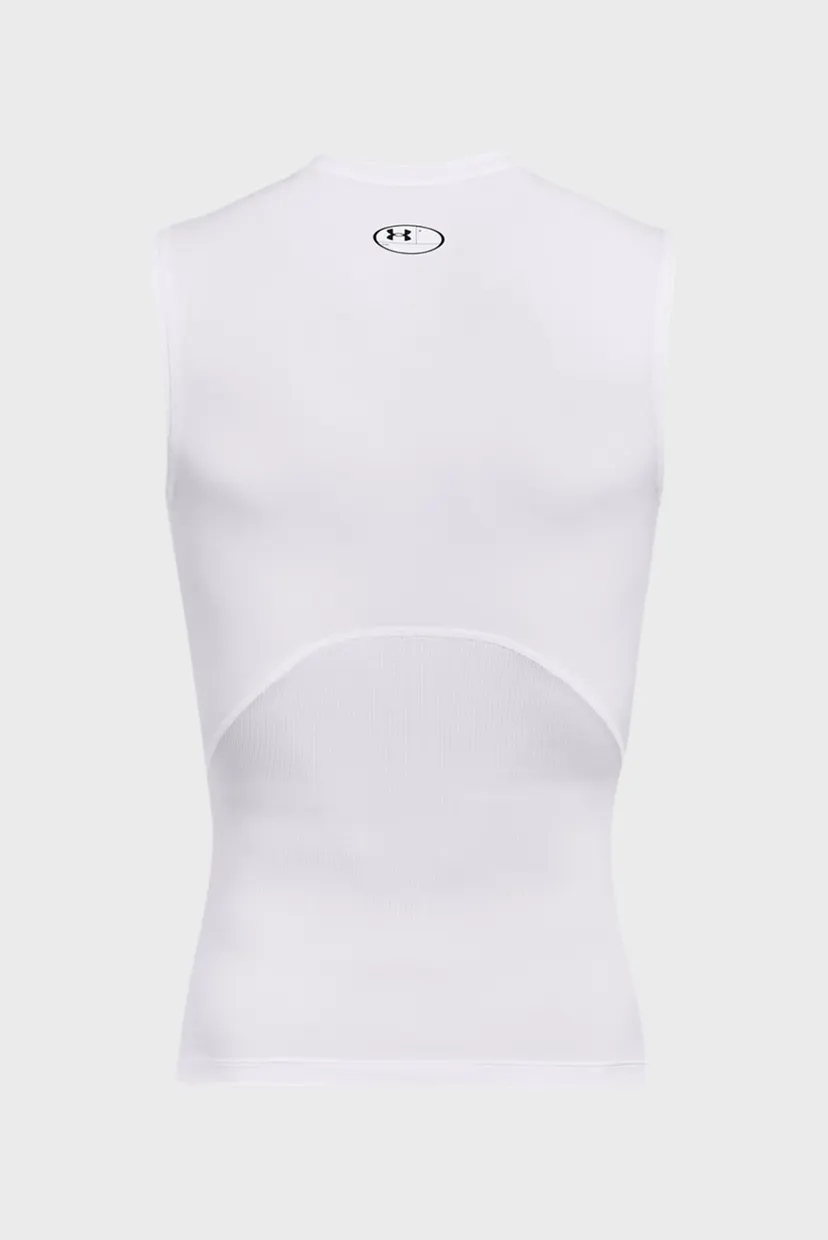 Чоловіча біла майка UA HG Armour Comp SL-WHT 6