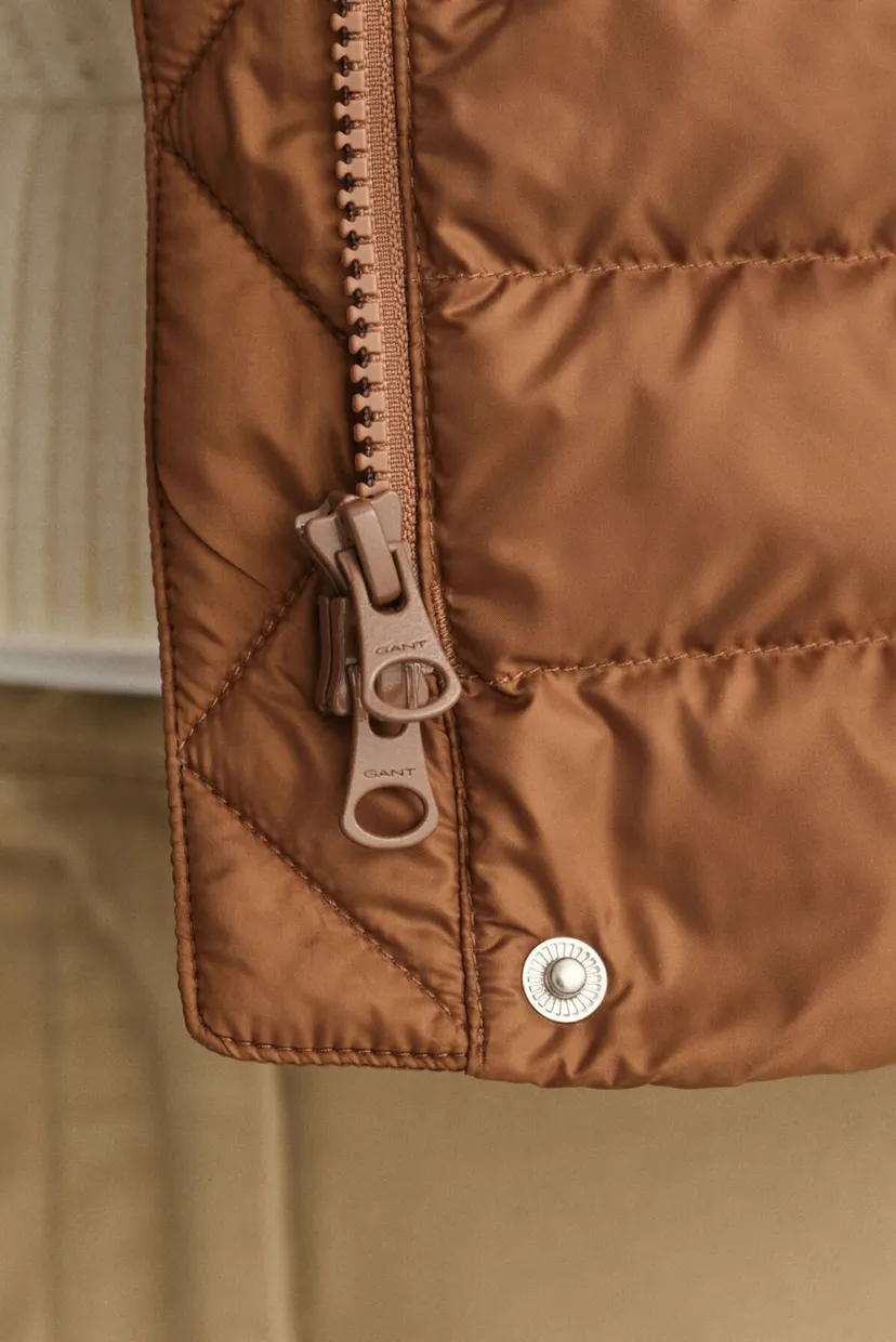 Женский бежевый пуховик LIGHT DOWN JACKET 5