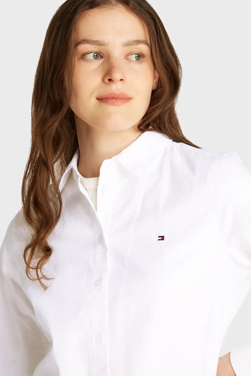 Женская белая рубашка STRETCH OXFORD REGULAR SHIRT 3