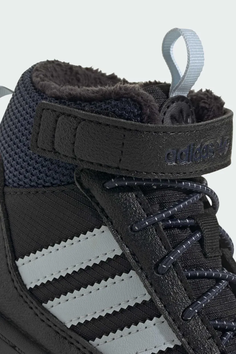 Детские черные хайтопы Superstar Winter Trek Kids 8