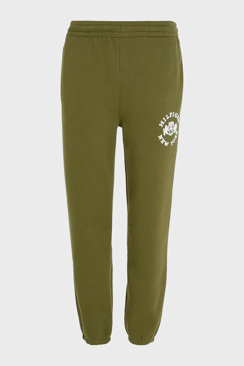 Жіночі зелені спортивні штани VARSITY FLOCK SWEATPANT 5
