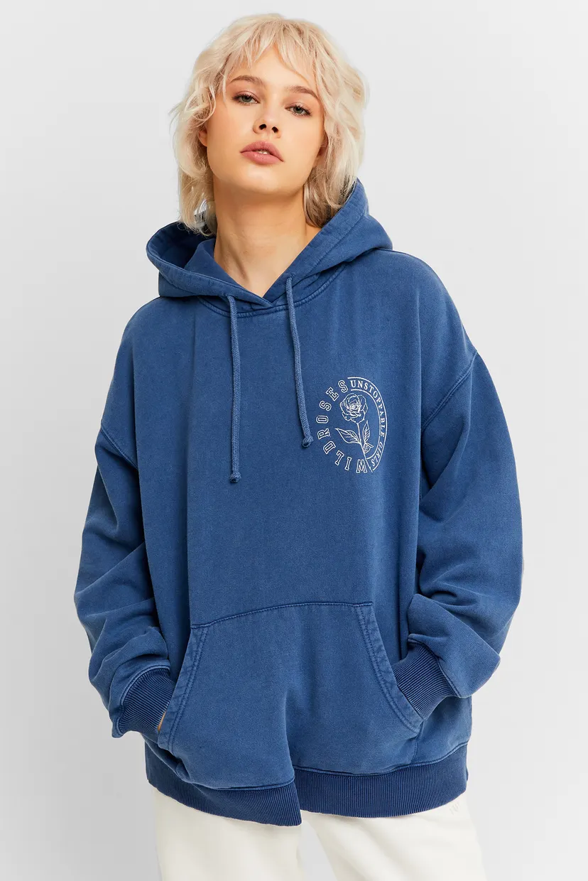 Жіноче синє худі Tally Weijl SSWCOALY5 — MD-Fashion