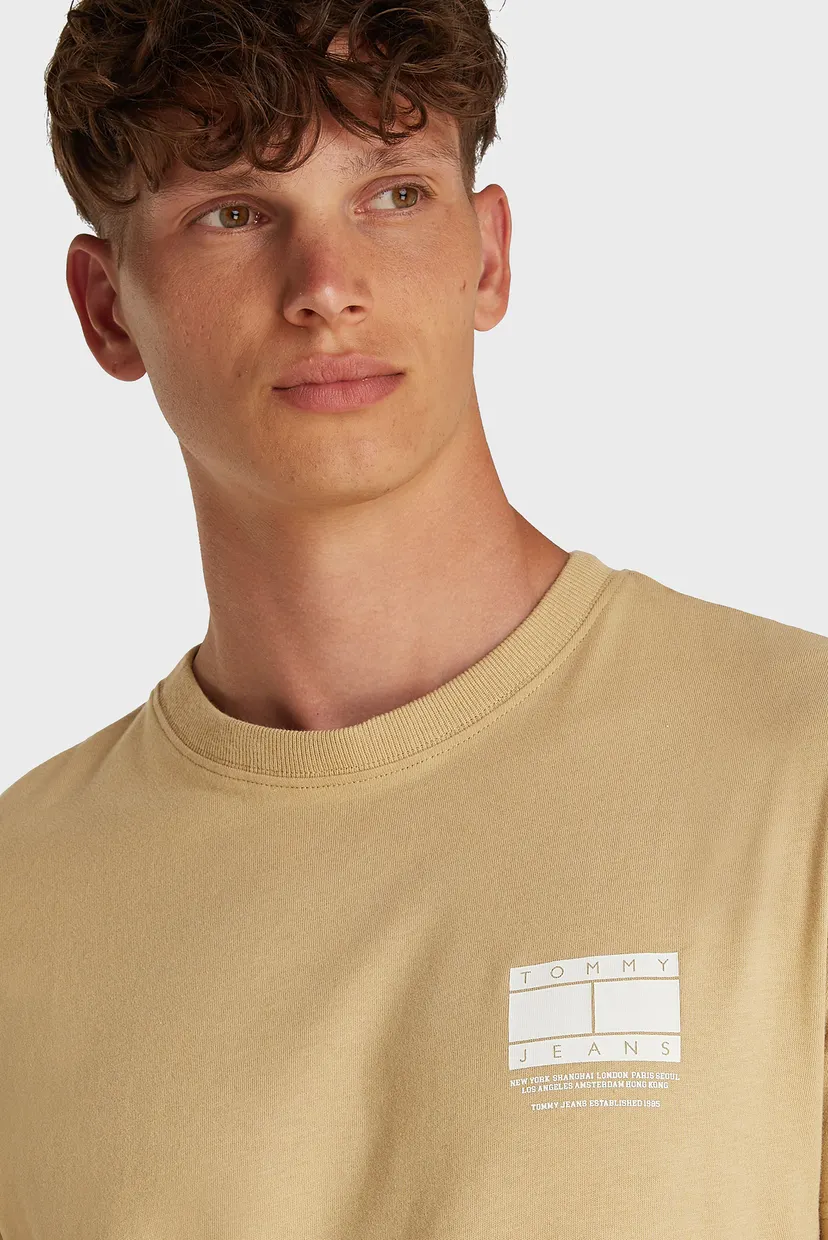 Чоловіча бежева футболка GRAPHIC TEE 4