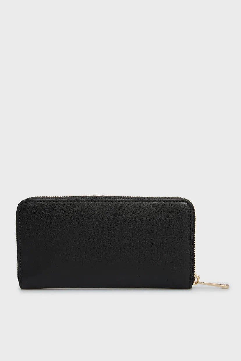 Жіночий чорний гаманець TH CHIC LRG FLAP CORP 3