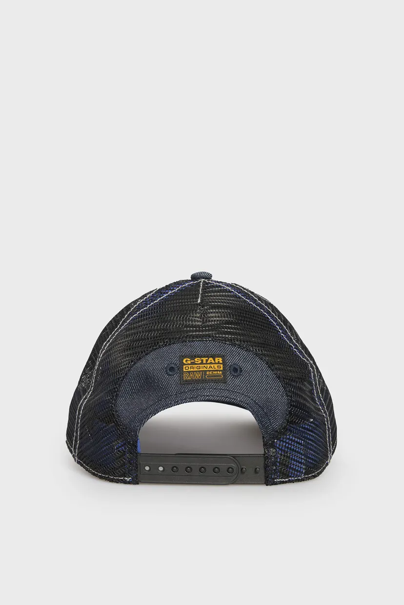 Мужская темно-синяя джинсовая кепка Avernus trucker cap 3