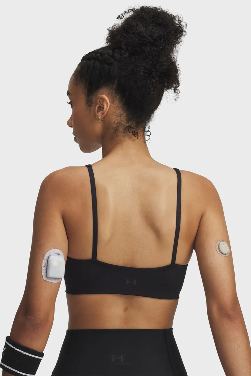 Жіночий чорний топ UA Motion Bra 3