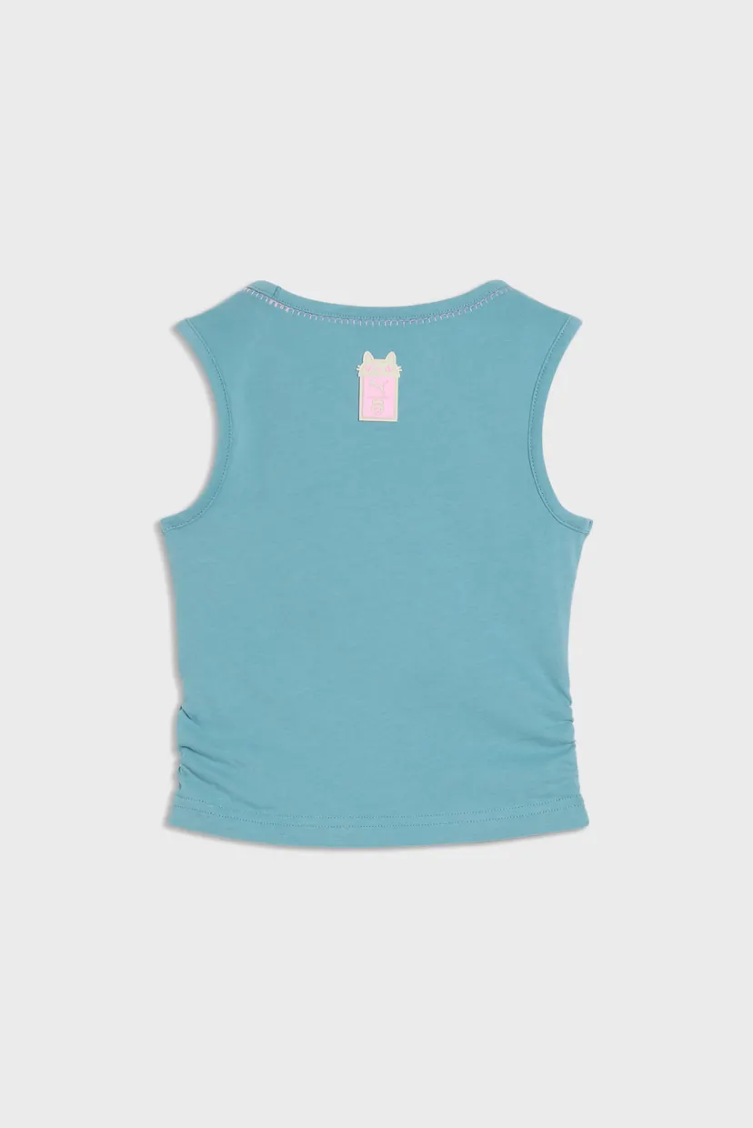 Детская бирюзовая майка PUMA x GABBY'S DOLLHOUSE Slim Tank Top Kids 5