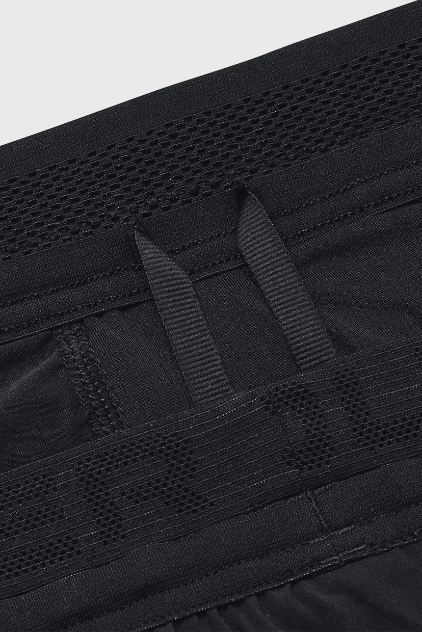 Чоловічі чорні шорти UA Peak Woven 2in1 Sts 4