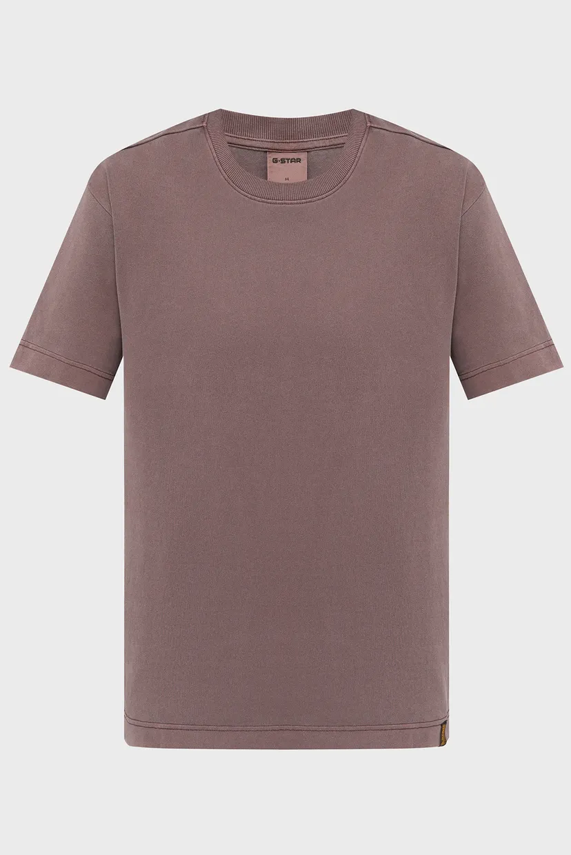 Мужская коричневая футболка GS-01 washed 6