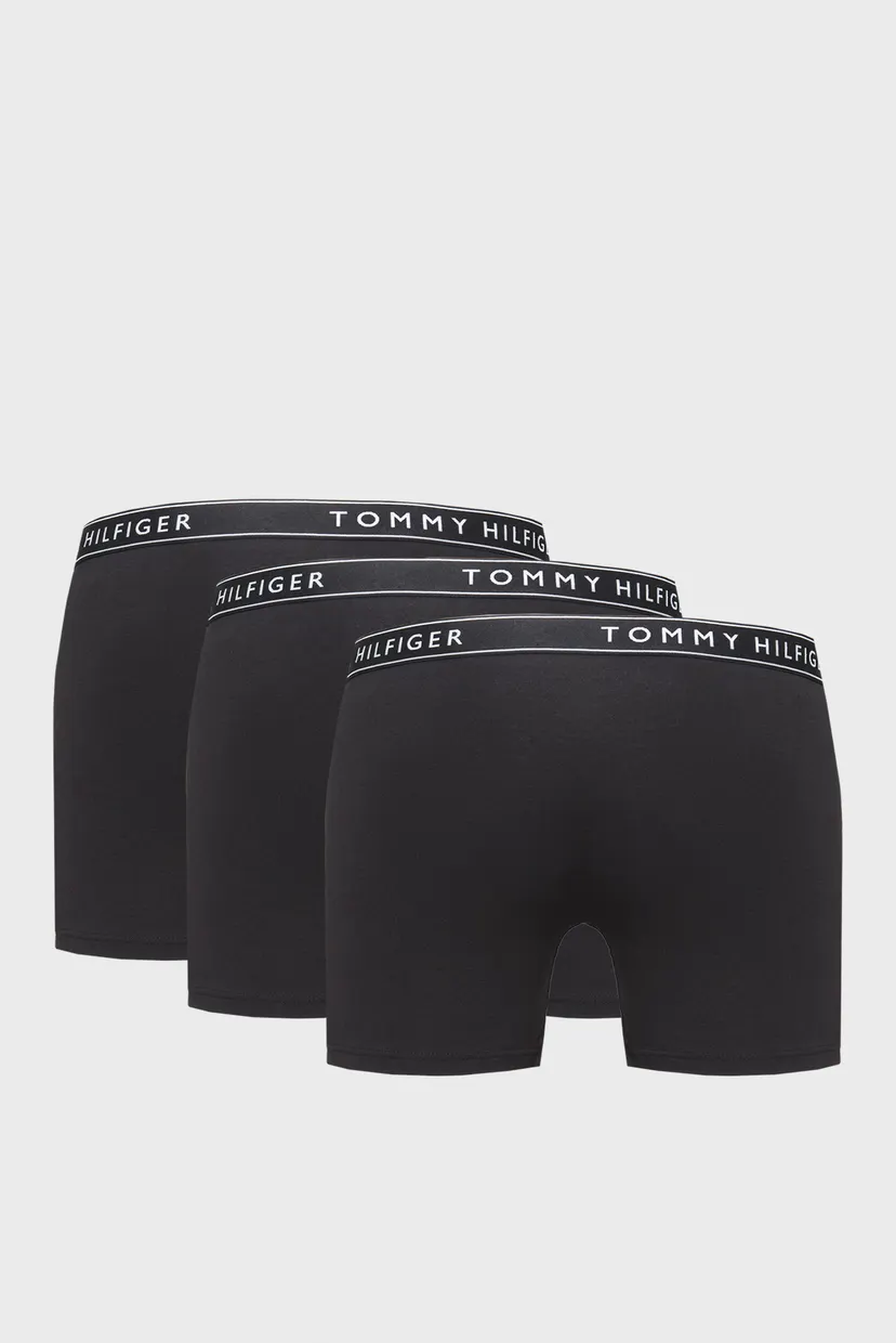 Мужские черные боксеры (3 шт) BOXER BRIEF DTM 7