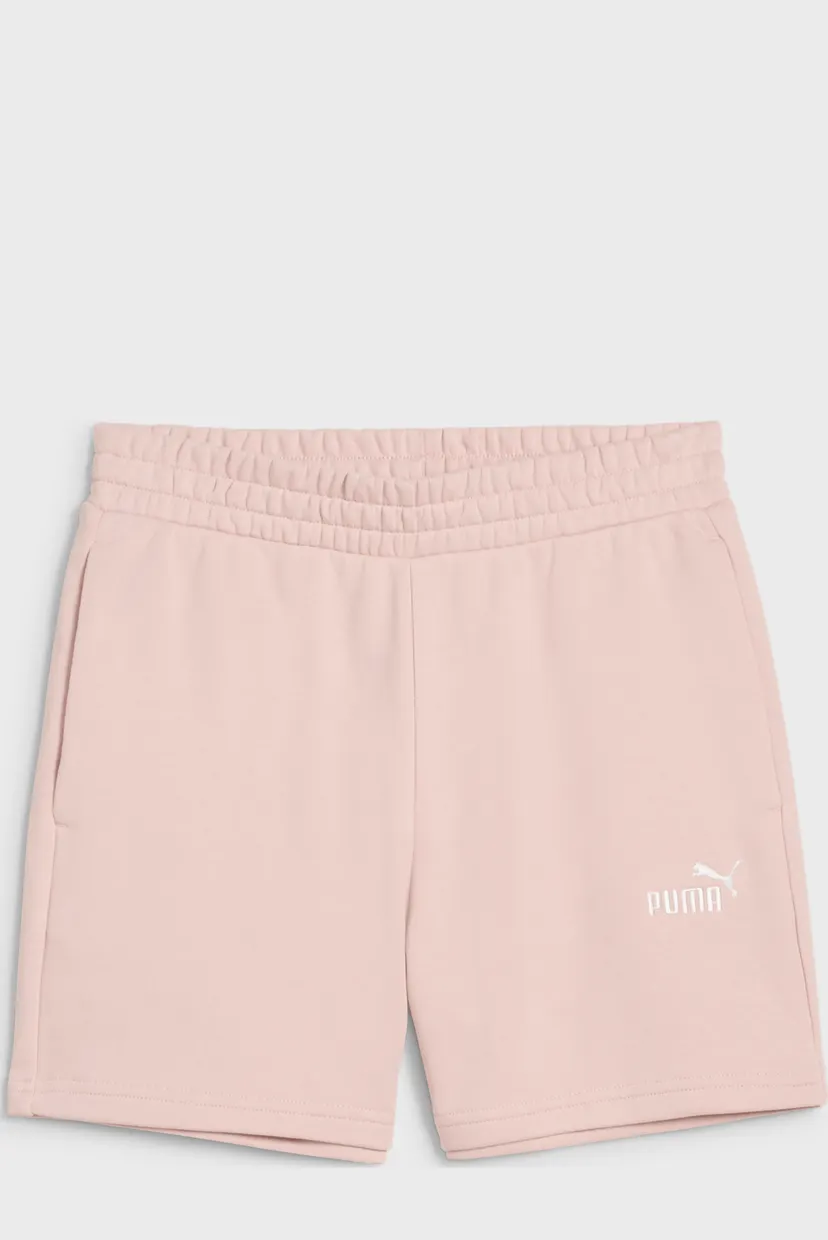 Жіночі пудрові шорти ESS Small No. 1 Logo 5'' High-Waist Shorts Women 4