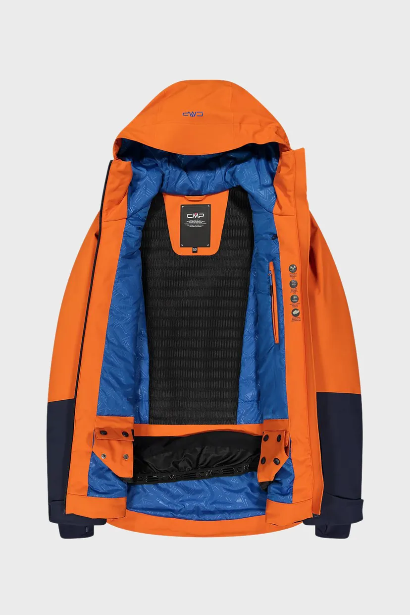Мужская оранжевая лыжная куртка FIX HOOD TWILL 4