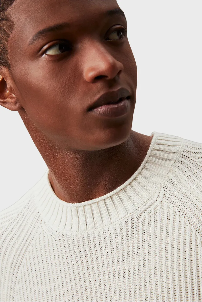 Чоловічий білий джемпер SOFT UTILITY RAGLAN 4