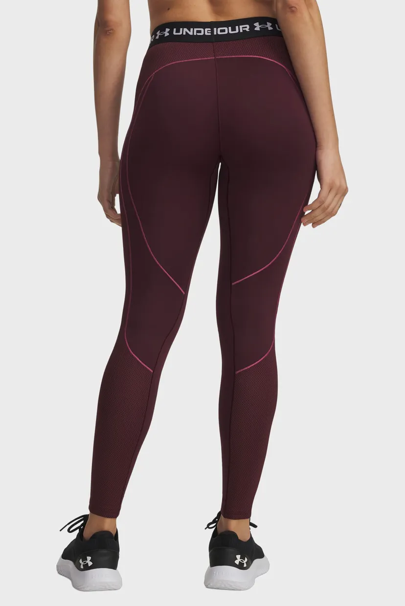 Жіночі бордові термобрюки UA ColdGear Novelty Legging 3