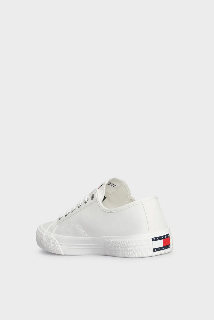 Мужские белые кеды TJM  LACE UP CANVAS COLOR 5