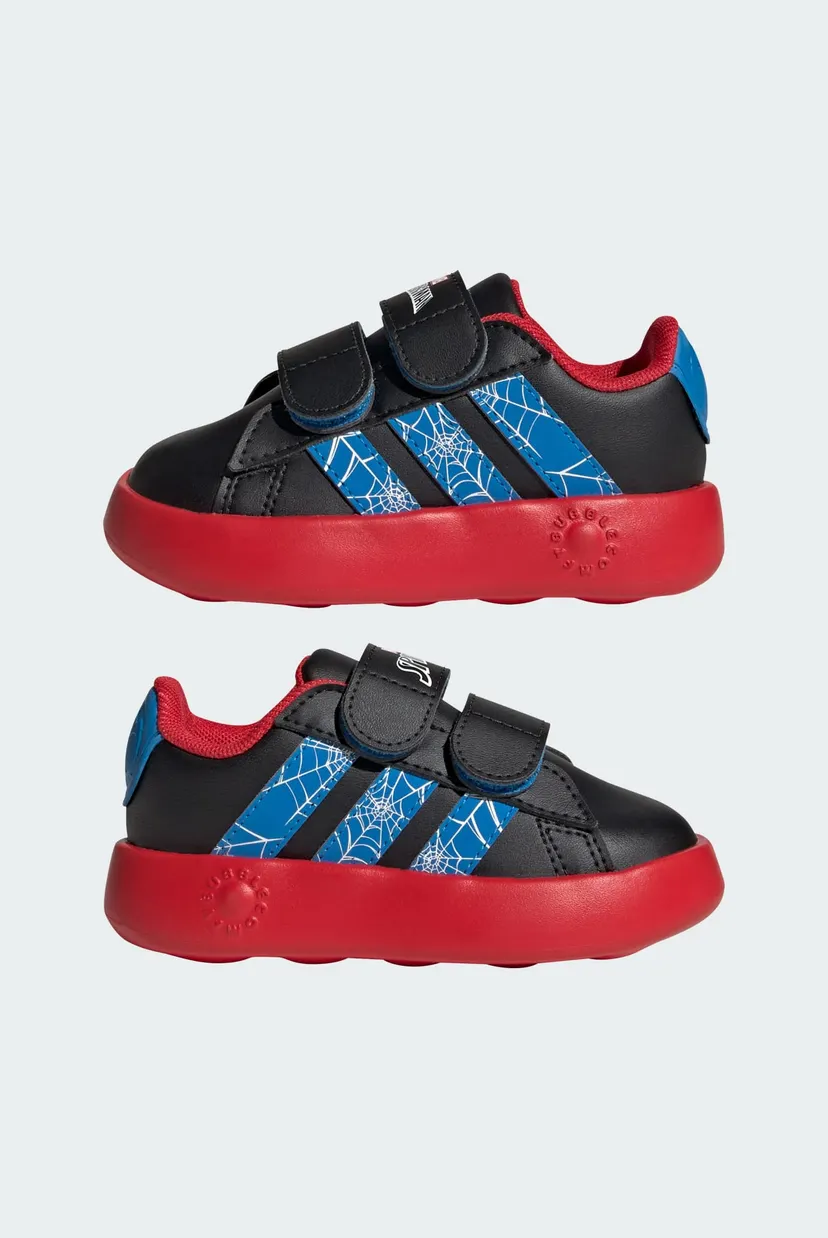Детские черные кроссовки adidas x Marvel Spider-Man Grand Court Kids 7