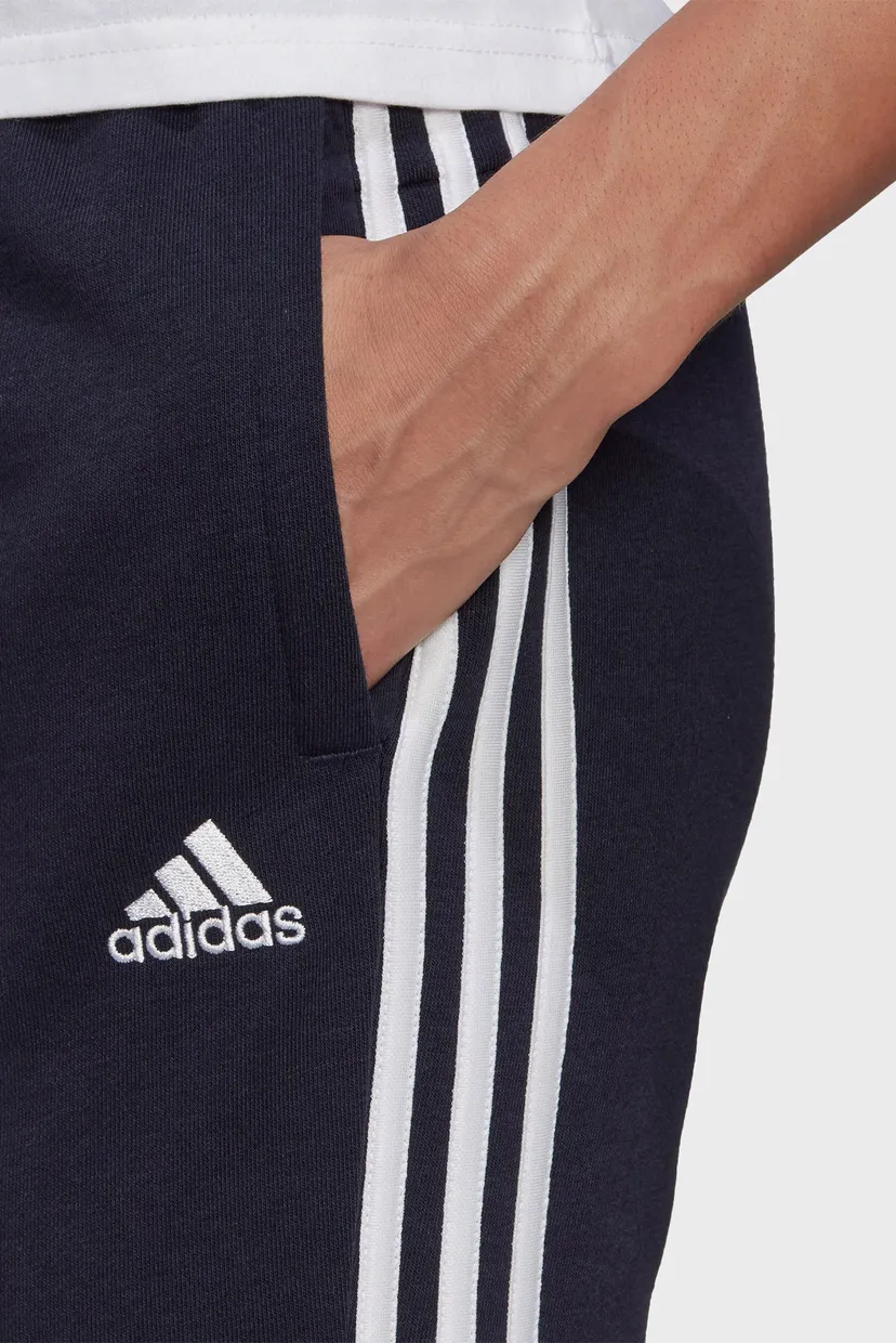 Женские черные спортивные брюки Essentials 3-Stripes 5