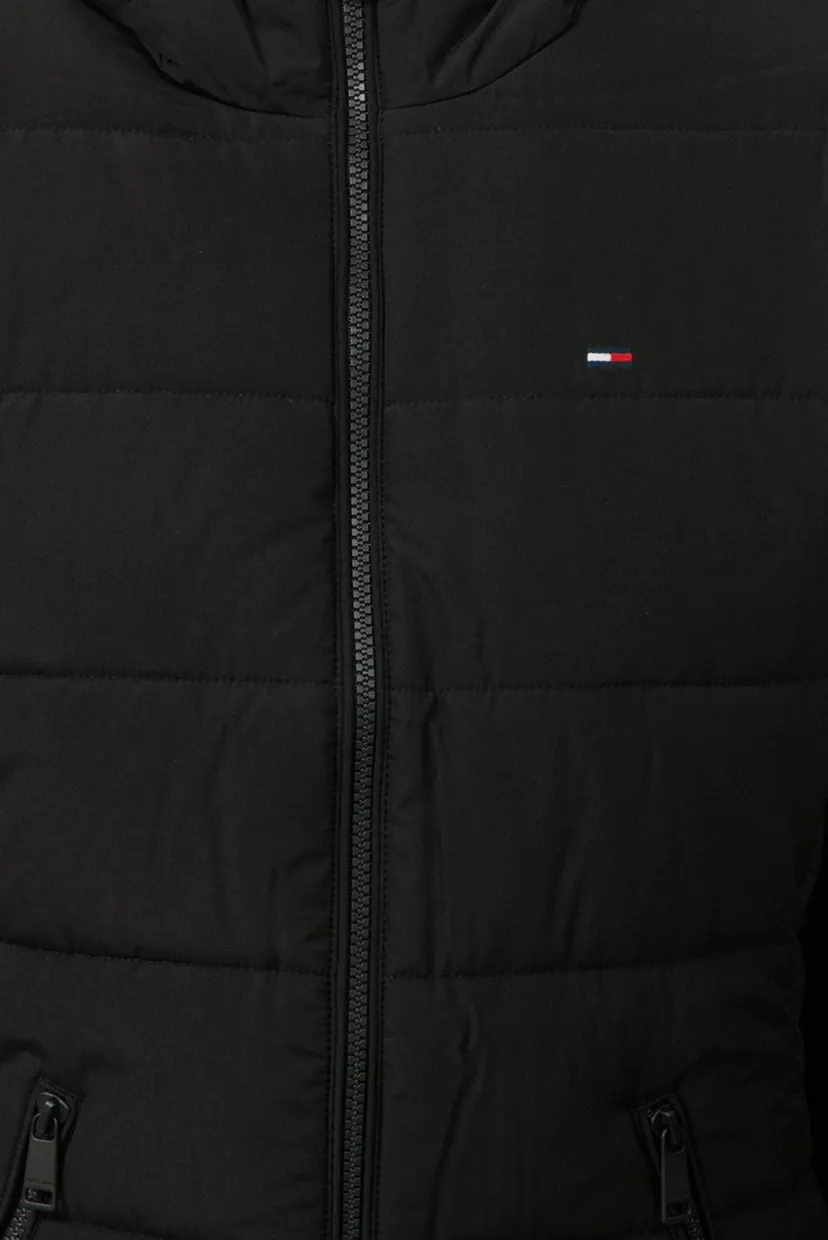 Жіноча чорна куртка SLIM LW HOODED PADDED 5