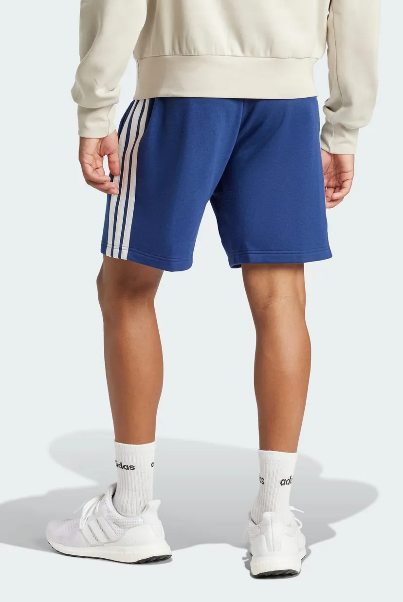 Чоловічі сині шорти Essential 3-Stripes French Terry 3
