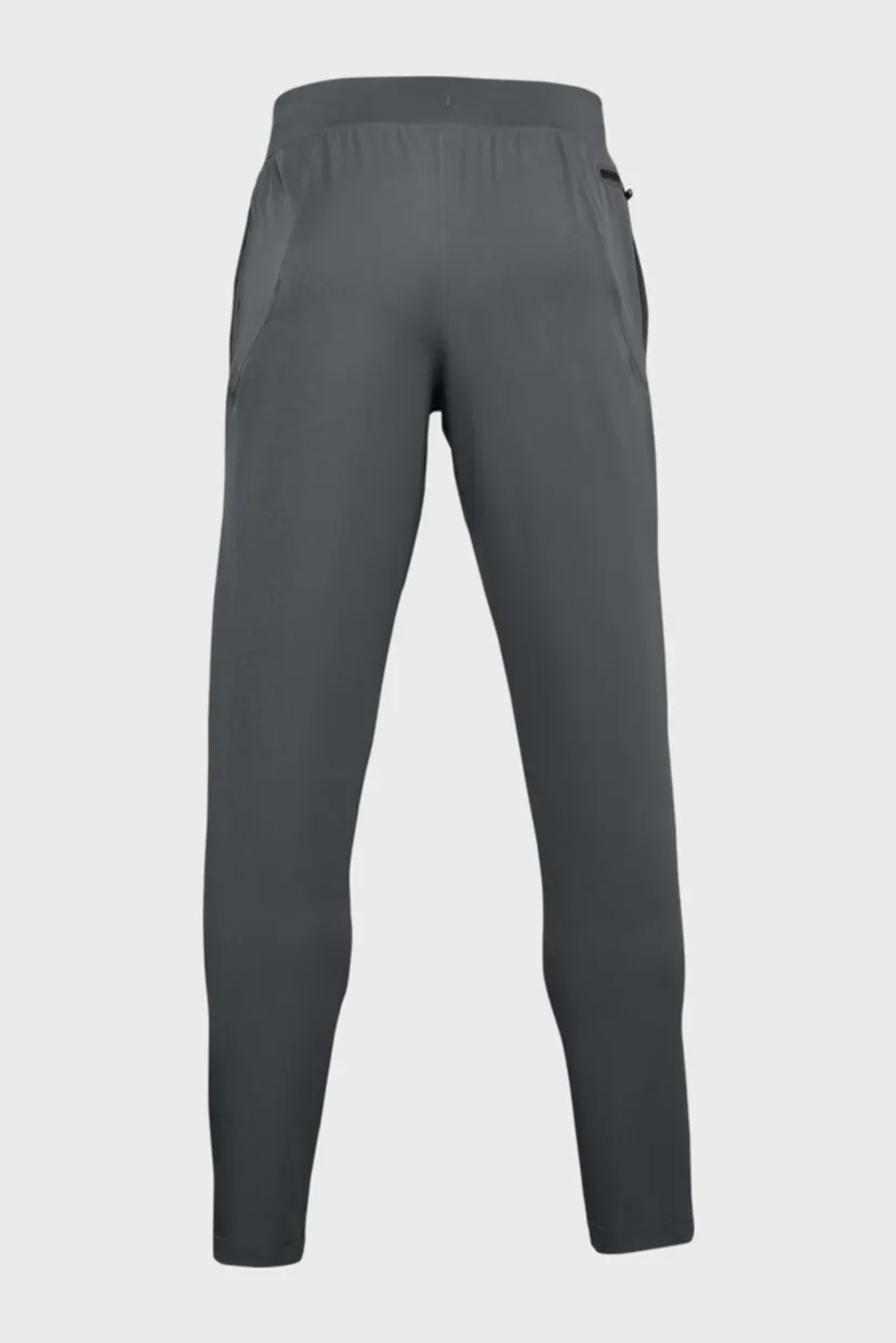 Чоловічі сірі спортивні штани UA UNSTOPPABLE TAPERED 9