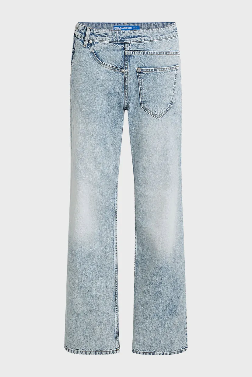 Женские голубые джинсы mr relaxed twisted denim 5