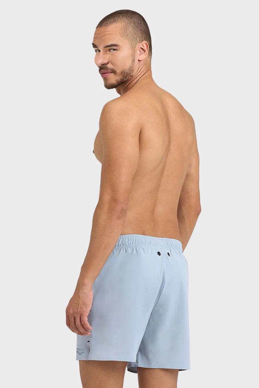 Мужские голубые плавательные шорты EVO BEACH SHORT SOLID 3