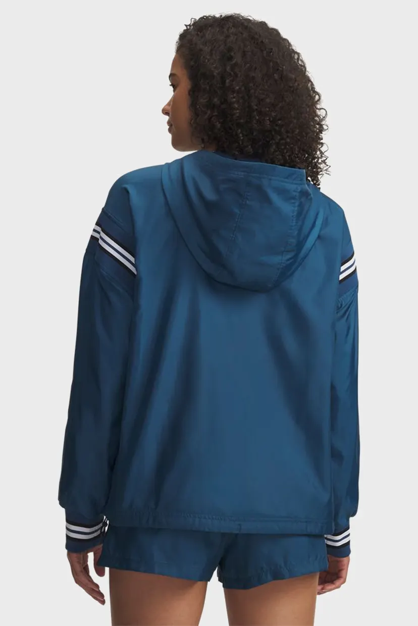 Женский синий анорак Icon Woven Heritage QZ 2