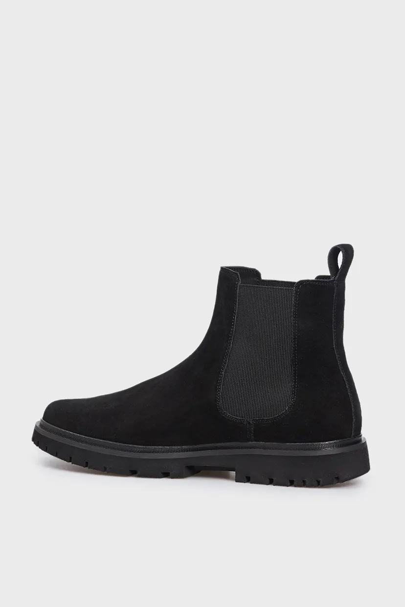 Чоловічі чорні замшеві челсі EVA BOOT MID CHELSEA ICONIC DR 5