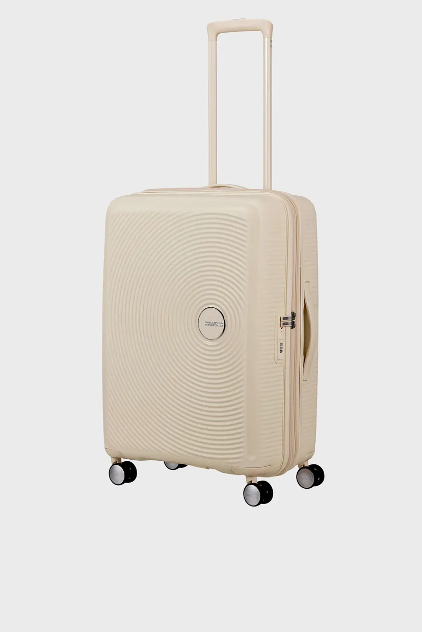 Бежевый чемодан 67 см SOUNDBOX COCONUT SAND 6