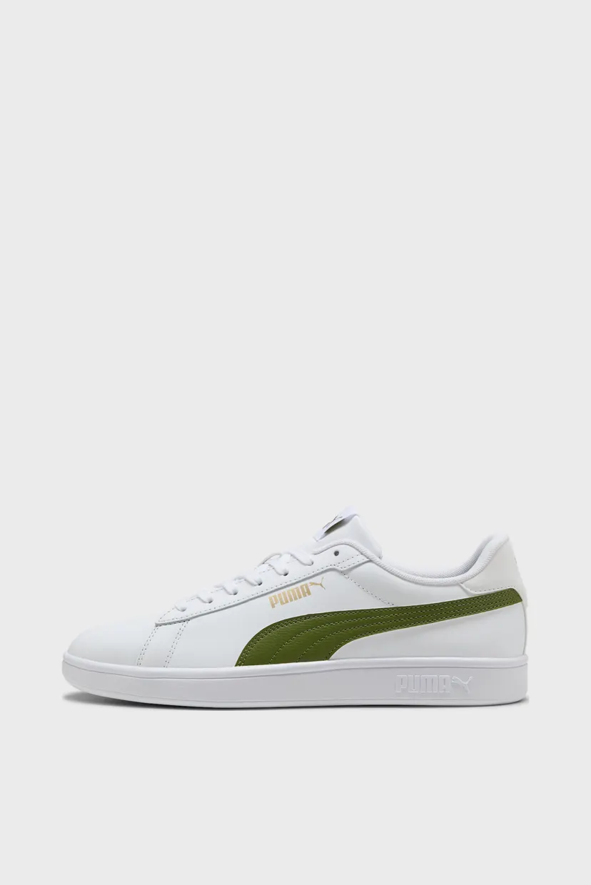 Белые кожаные сникерсы Smash 3.0 L Sneakers 3