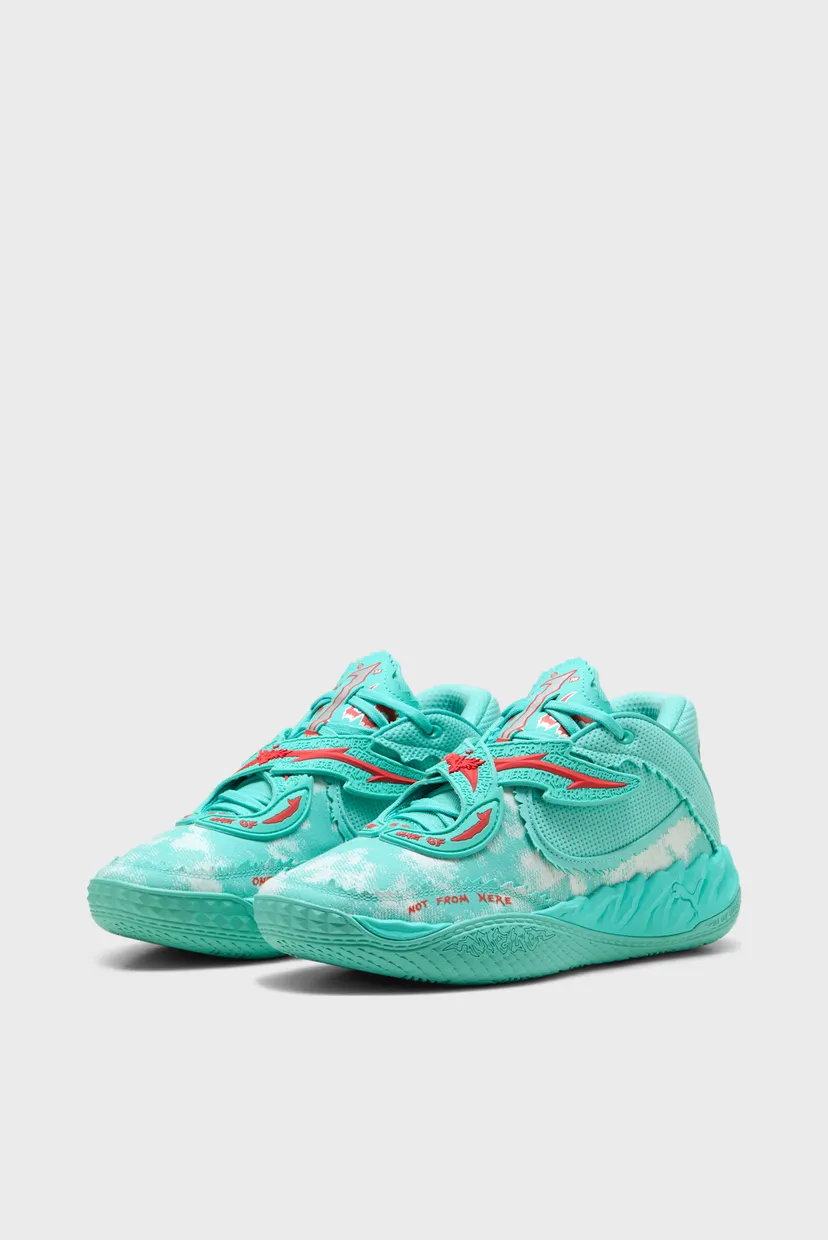 Бірюзові кросівки MB.05 Melo World Basketball Shoes Unisex 3