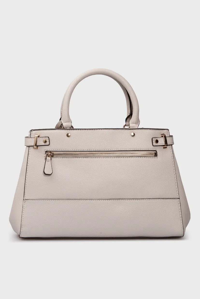 Жіноча біла сумка SILVYE LUXURY SATCHEL 4