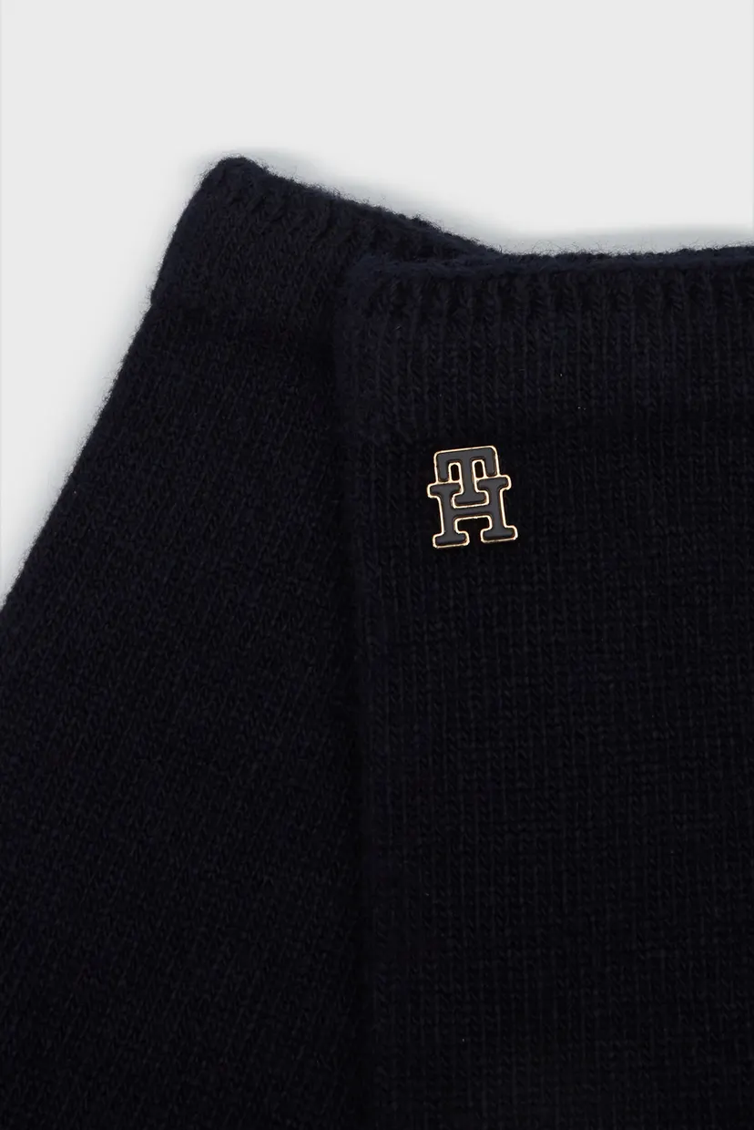 Жіночі темно-сині рукавички TH MONOGRAM GLOVES 3