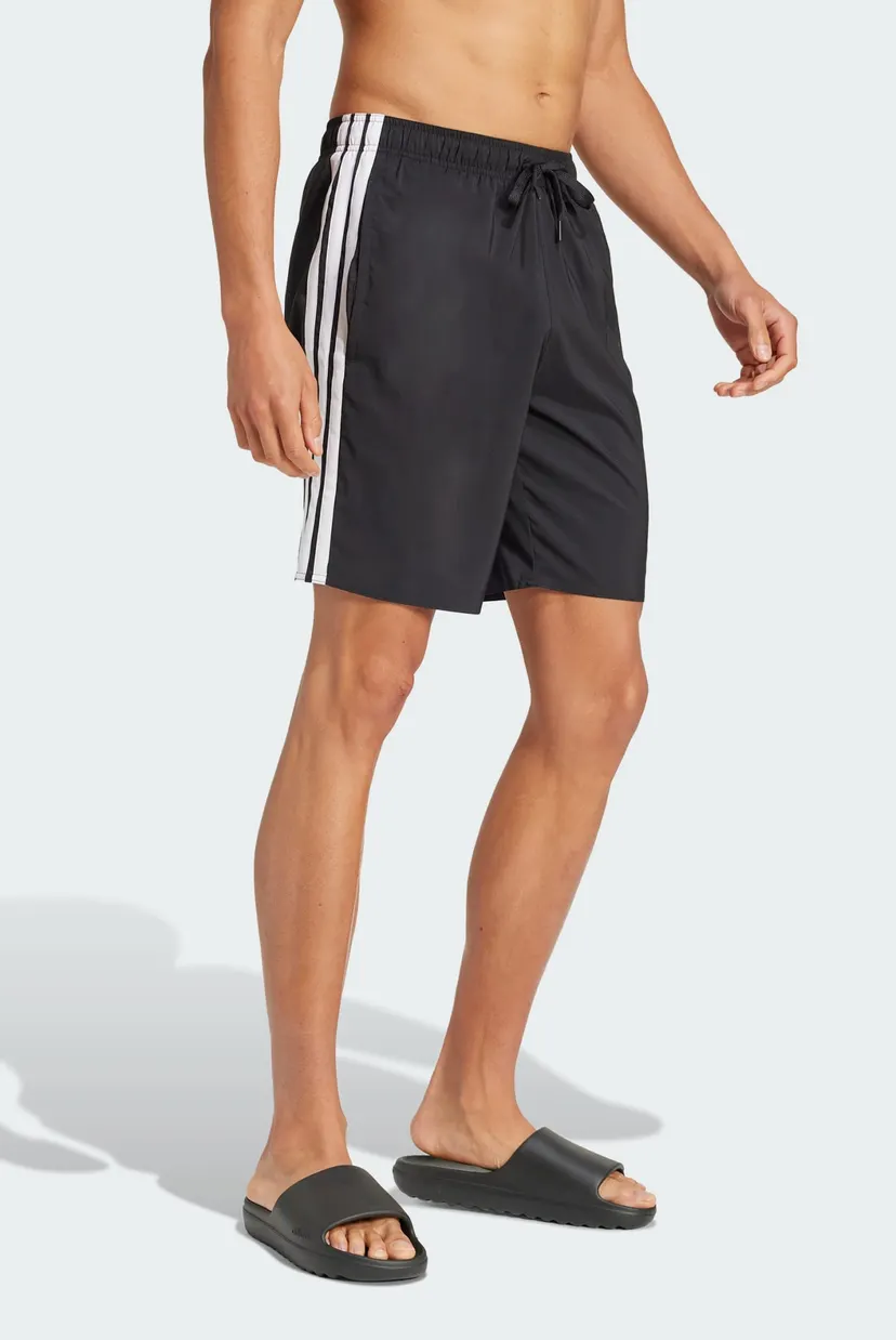 Мужские черные плавательные шорты 3-Stripes 8-Inch 3
