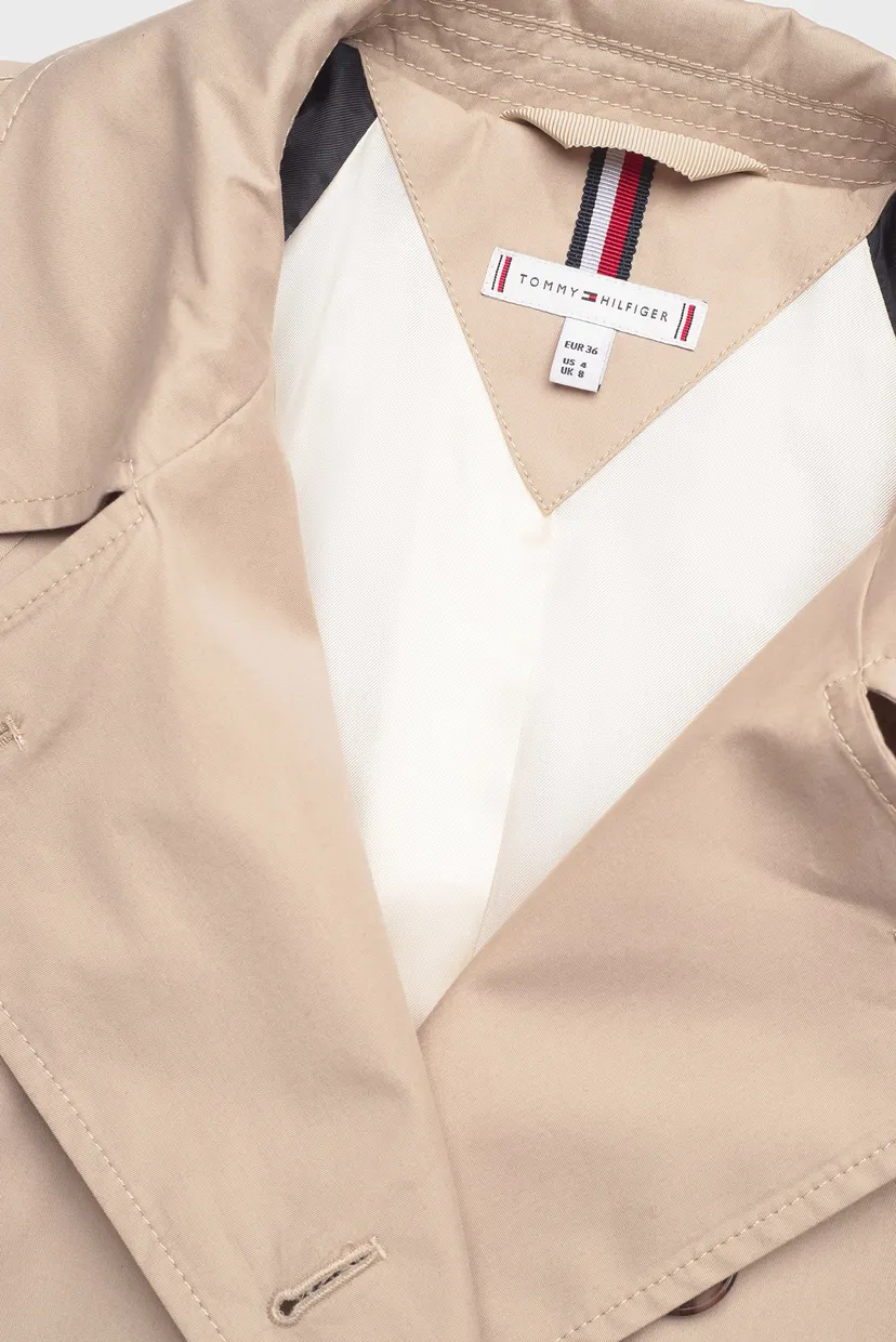 Женский бежевый тренч COTTON CLASSIC 5